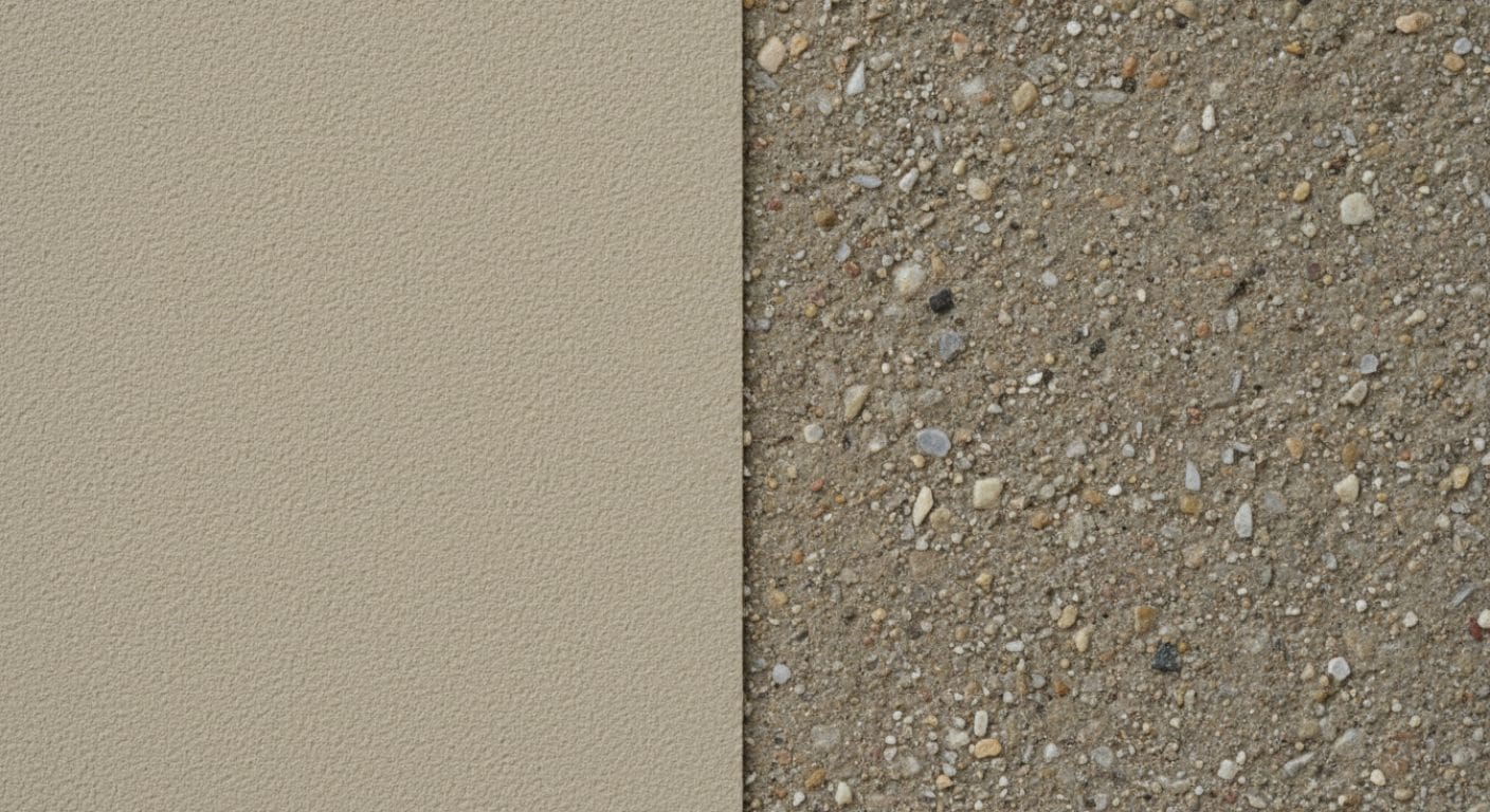 Feinkörnige Finecoat-Deckschicht im Detail