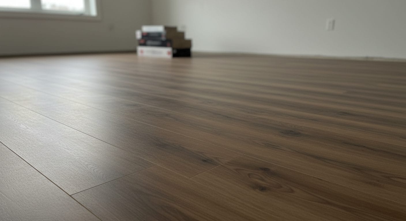 Vinyl Designboden mit realistischer Holzoptik